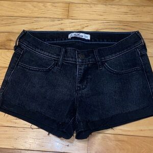 Hollister Women's Dark Denim Jean Shorts